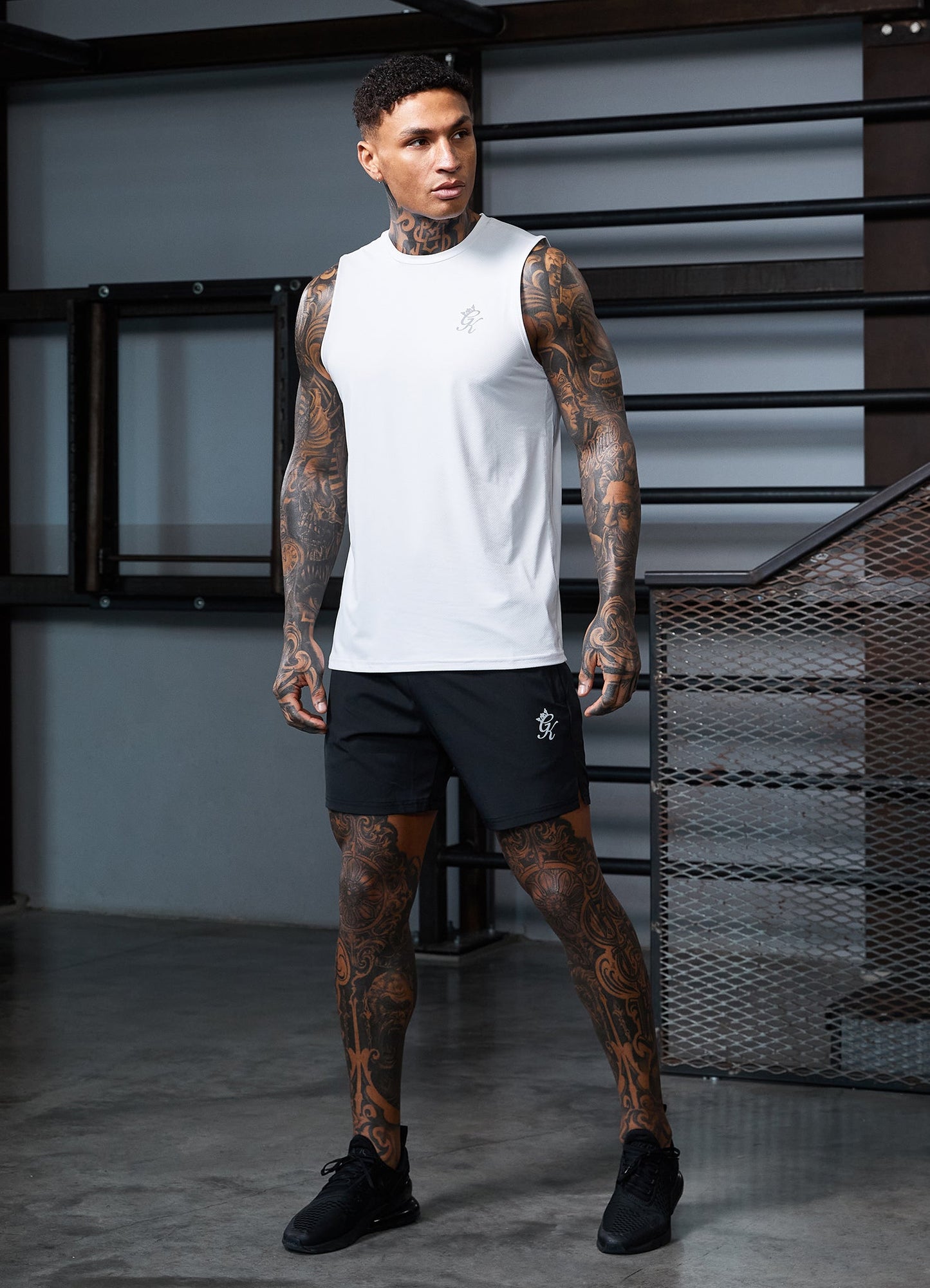 Gym King Energy Vest - White