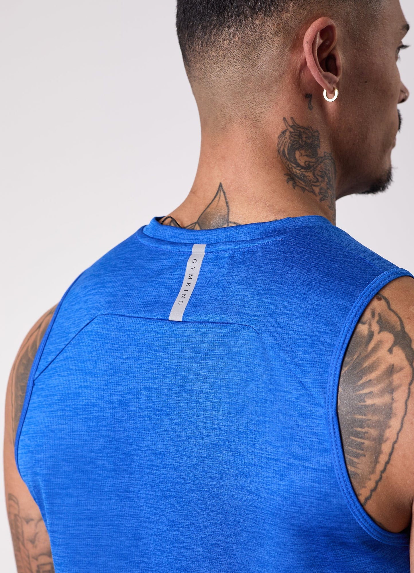 Gym King Element Vest - Sonic Blue