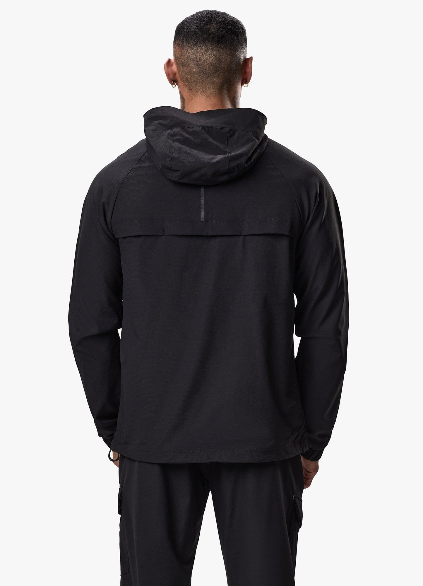 Gym King Elite Ripstop Tracksuit Top - Black