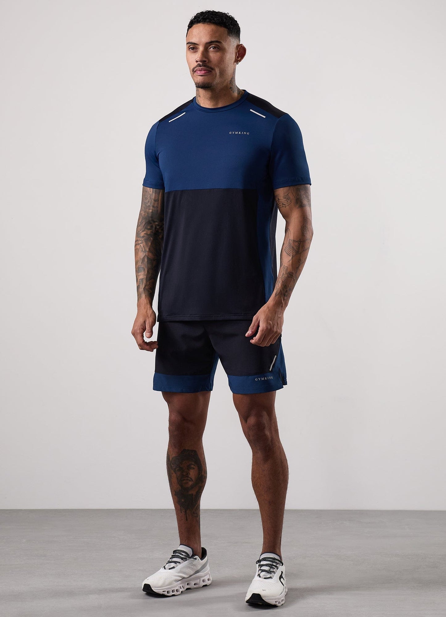 Gym King Advance 6" Short - Navy / Estate Blue