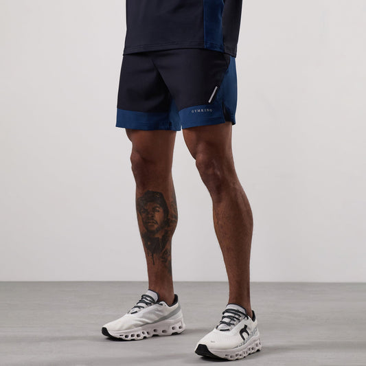 Gym King Advance 6" Short - Navy / Estate Blue