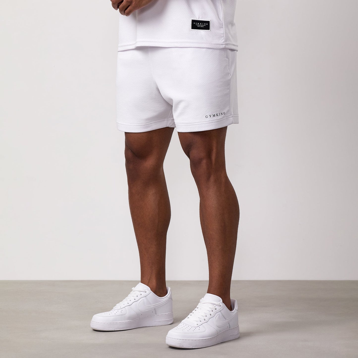 Gym King Brooklyn Mesh Short - White