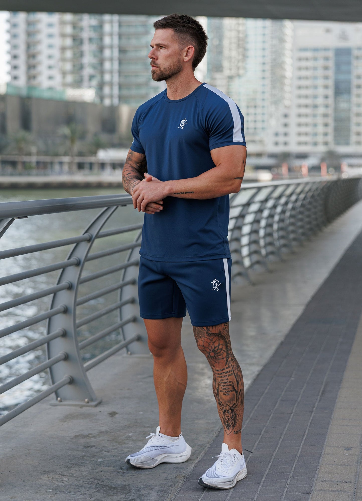Gym King Core Plus Poly Short - Moonlight Blue