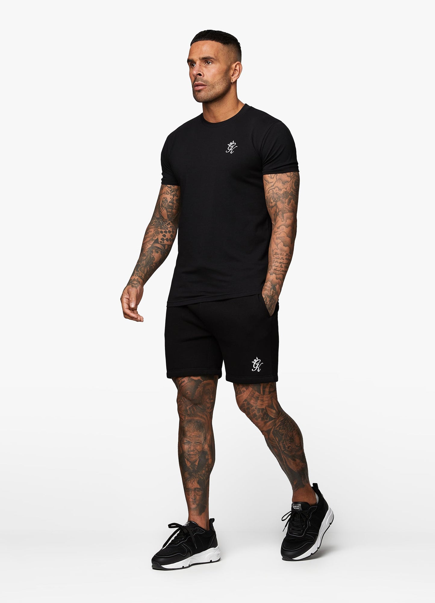 Gym King Fundamental Fleece Short - Black