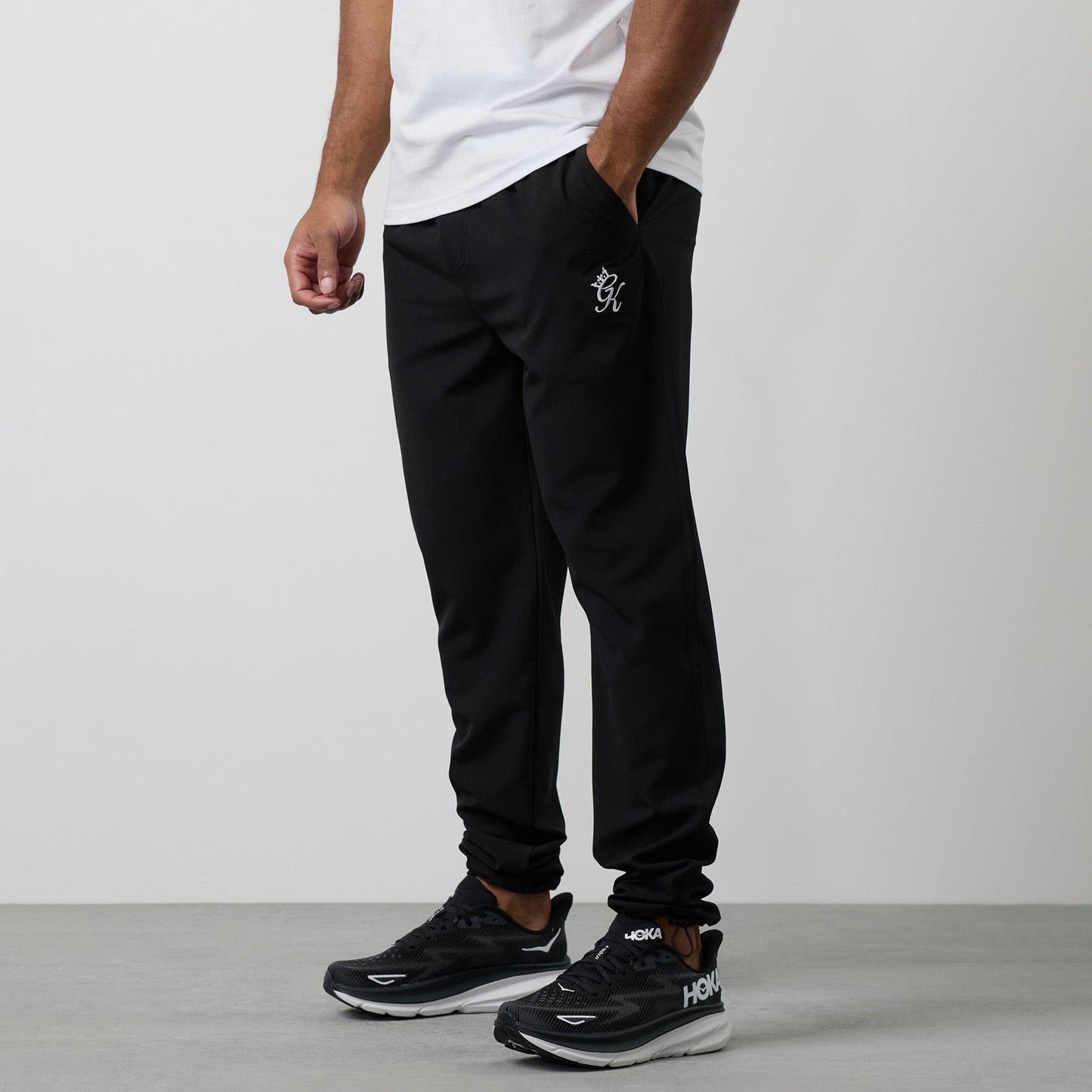 Gym King Fundamental Woven Jogger - Black