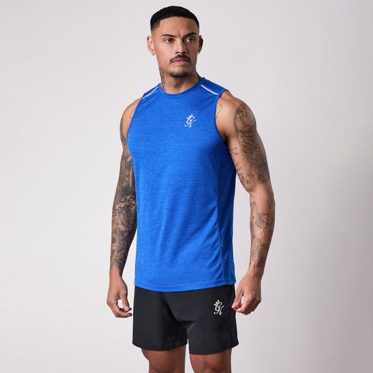 Gym King Element Vest - Sonic Blue