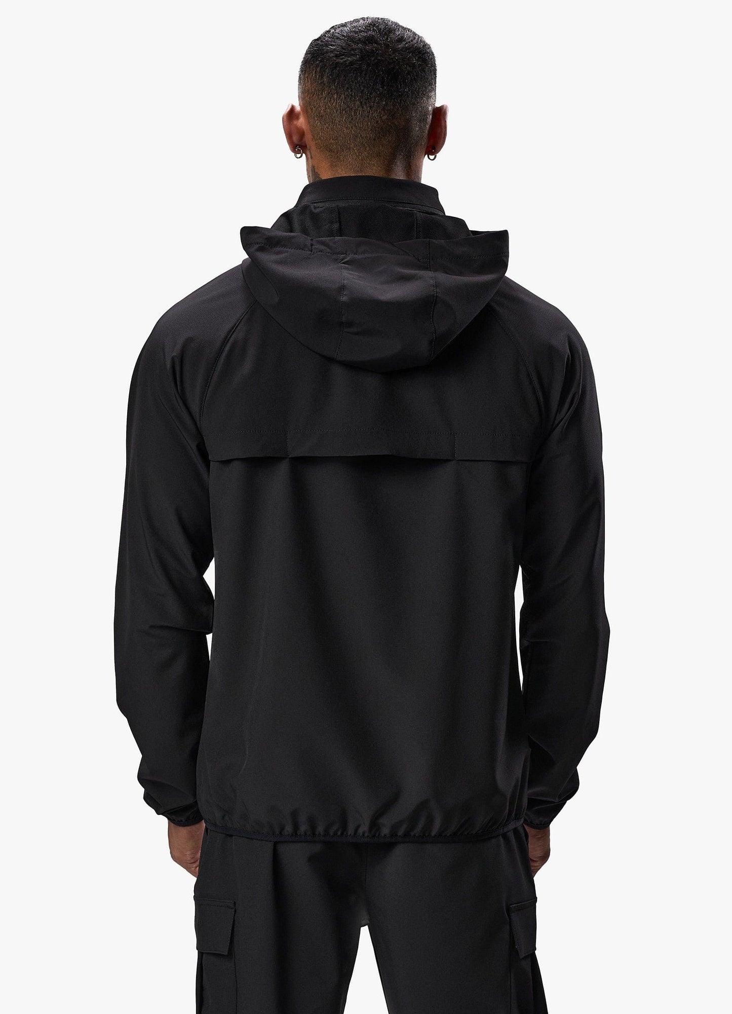 Gym King Mini Ripstop Woven Utility Jacket - Black