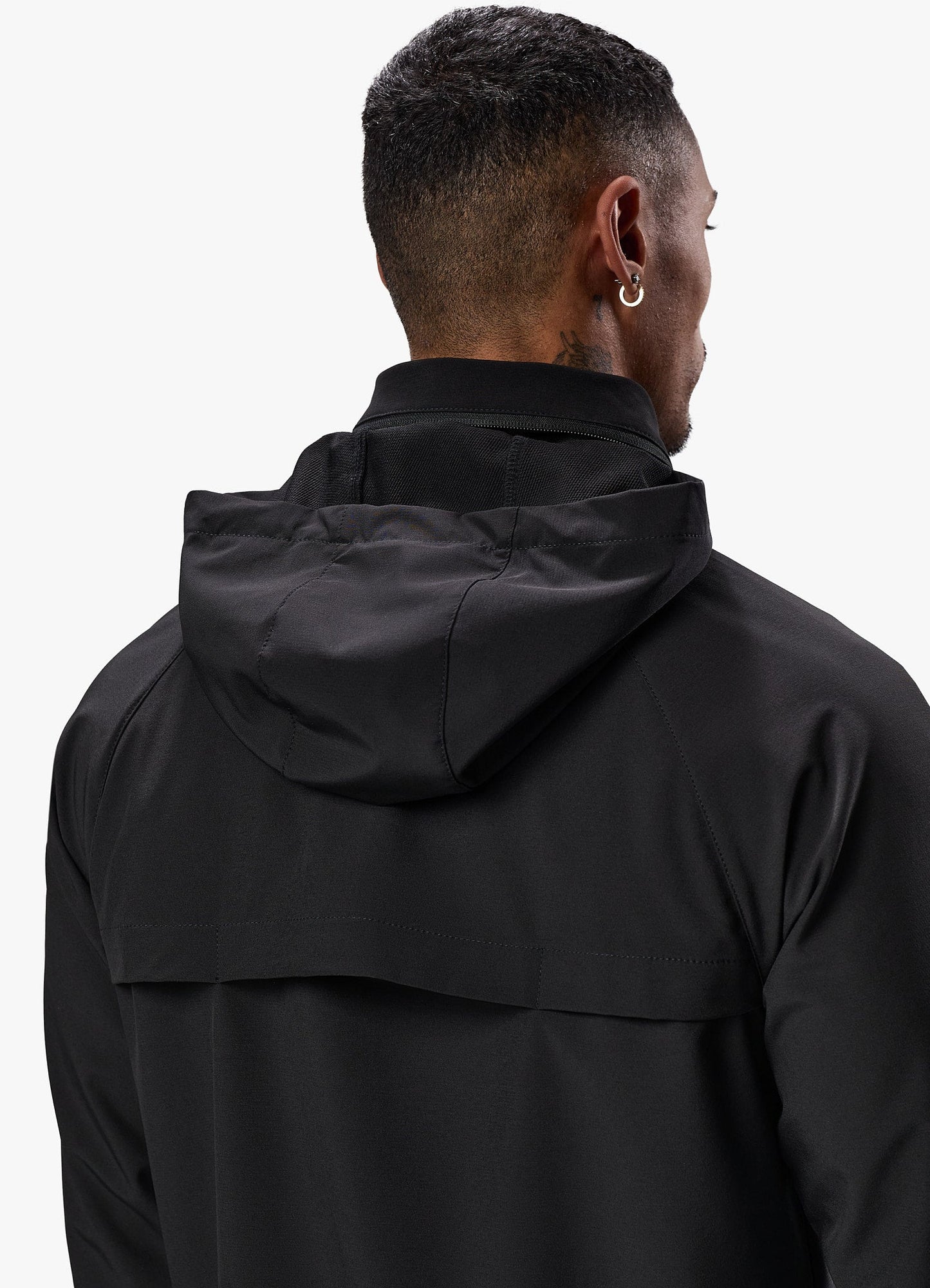 Gym King Mini Ripstop Woven Utility Jacket - Black