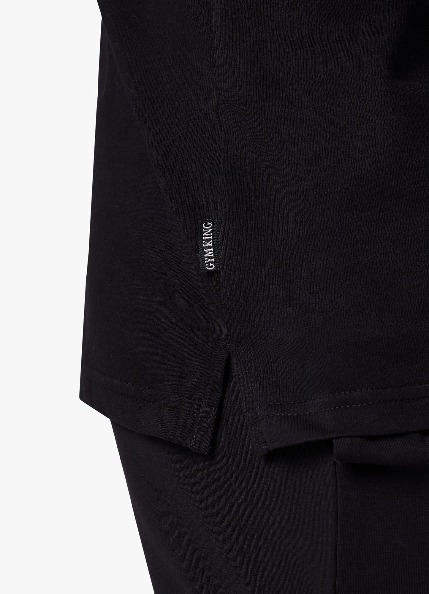 Gym King Fundamental Stringer Jersey Vest - Black